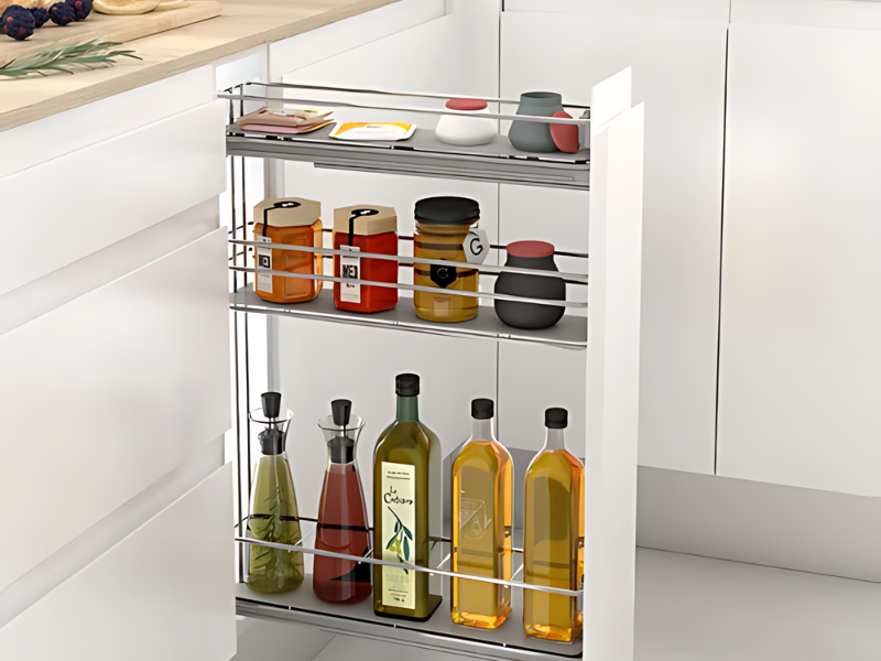 Bottle pull out (3 shelves)